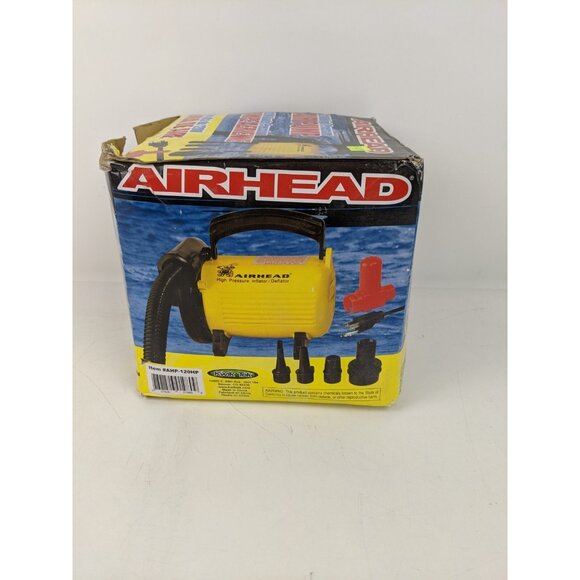 Airhead 120V High Pressure Super Pump 5 Adapters 3.0PSI NEW - Picture 2 of 10